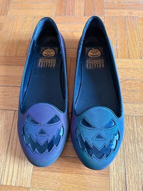 Strange Cvlt Ballet Flats Lydia Jack o Lantern